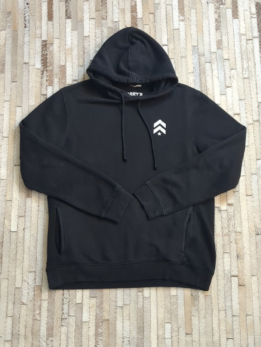 Barry’s Bootcamp Men's L Stockholm United Organic Cotton Black Hooded Sweatshirt